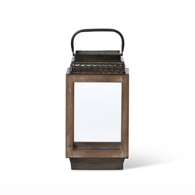 Lanterne rustique en bois