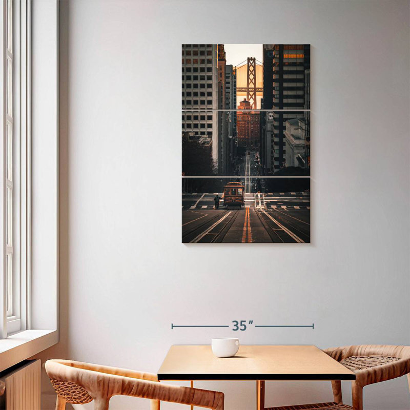 Nicci Cable Car In San Francisco, 57" H x 36" W