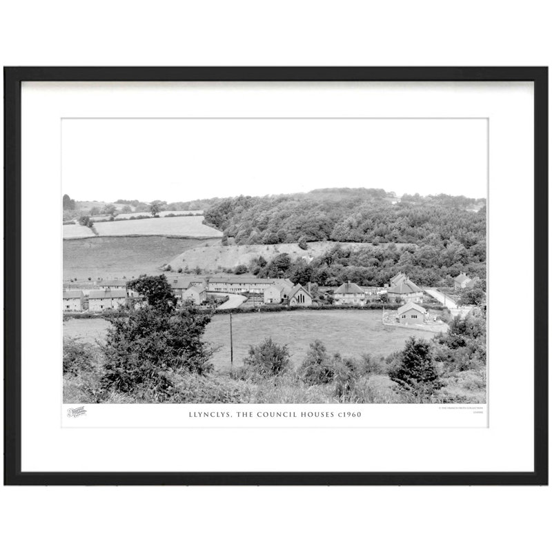 Llynclys, The Council Houses C1960 - Single Picture Frame Print, 60cm H x 80cm W x 2.3cm D