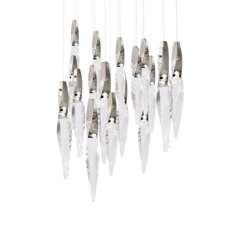 Kindjal 21 - Light LED Pendant, Polished Nickel