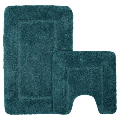 Mayfair Micro Fibre Anti Slip Bath Mat Set