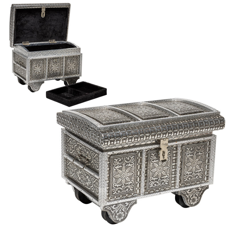 Beaudry Metal Jewellery Box +