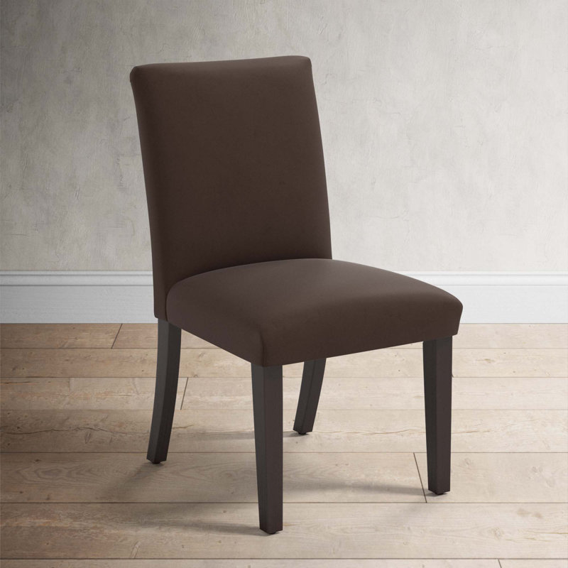Benson 20'' H Upholstered Side Chair, Classic Chocolate Velvet