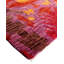 Tapis unique rouge / jaune / brun de 5 pi 10 po x 9 pi 2 po Overyed