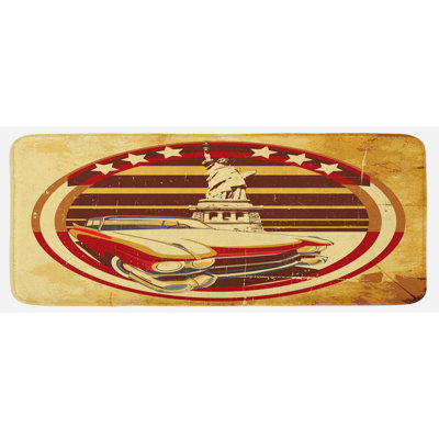 Cottage / Country Polyester Kitchen Mat