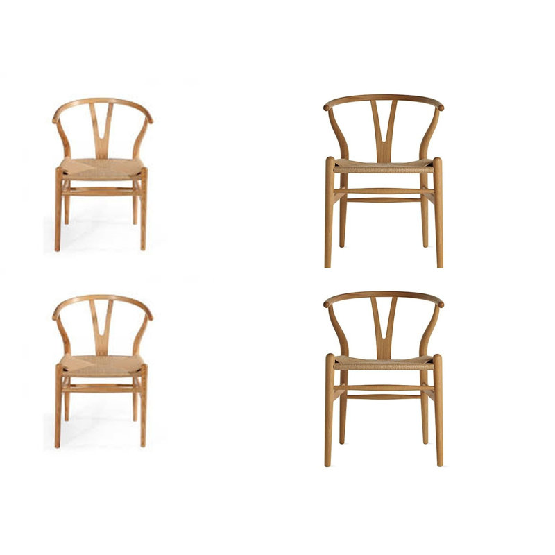 Chaise de salle à manger de patio avec coussin ash Henson