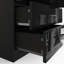 Brendle 2 Door 2 Drawer Combi Wardrobe - High Gloss Front, Soft Close Doors, Polished Metal Handles-39703059
