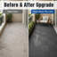 Paquet de 24 carreaux de terrasse bricolage gris foncé à emboîtement intérieur / extérieur