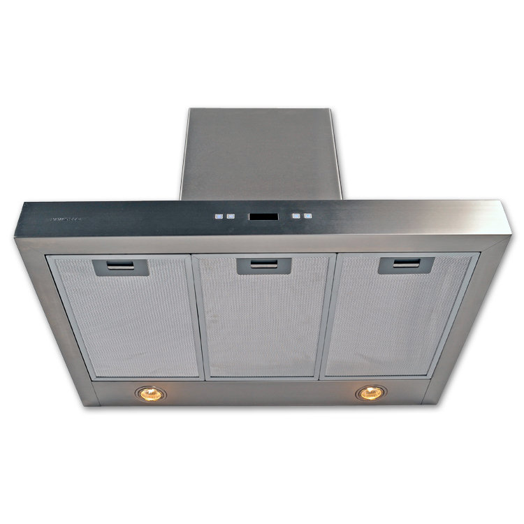 Cavaliere 30" Stainless Steel 442 CFM Convertible Wall Range Hood with Charcoal Filter