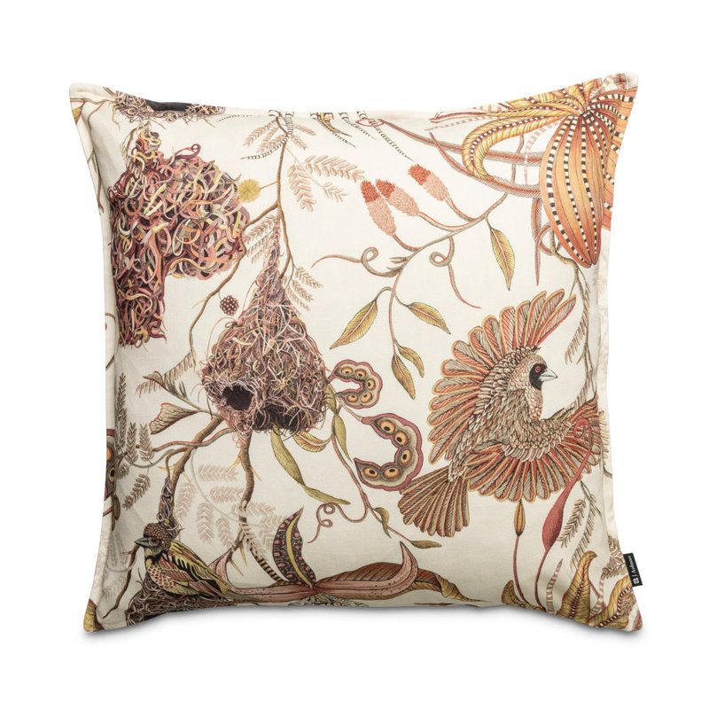 Thanda Nests Pillow - Linen, Plum