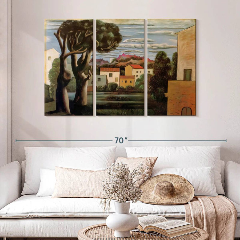 Alvord Landscape With Dead And Live Trees, 32" H x 50" W
