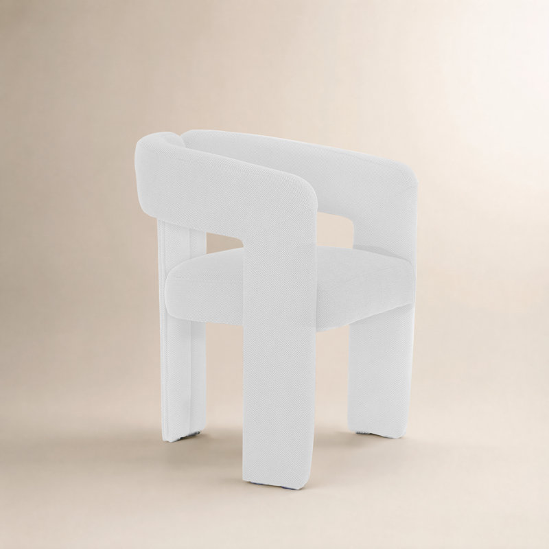 Chaise avec accoudoirs Modern, Gris clair