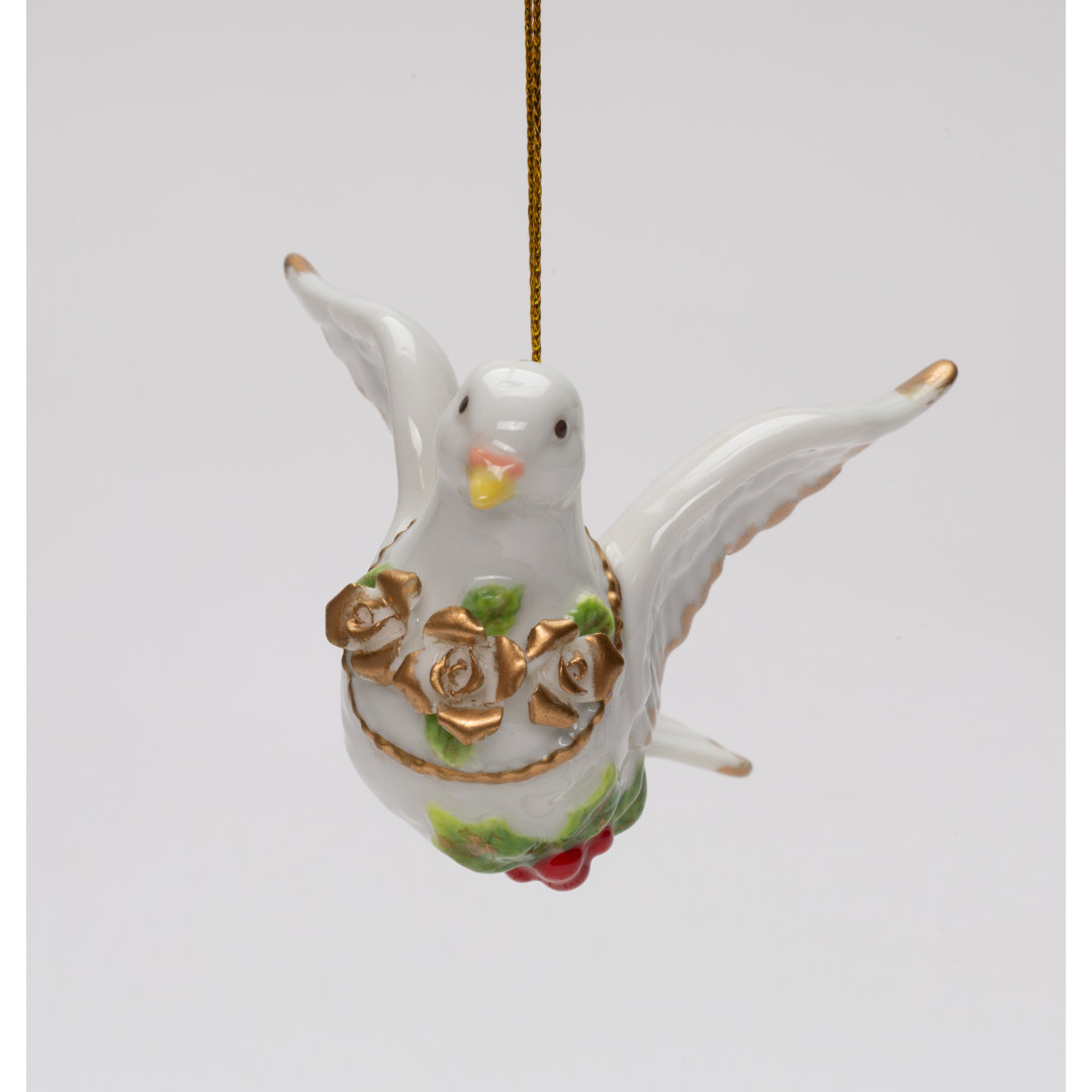 Dobbins 2.75'' Ceramic / Porcelain Animals Hanging Figurine Ornament The Holiday Aisle®