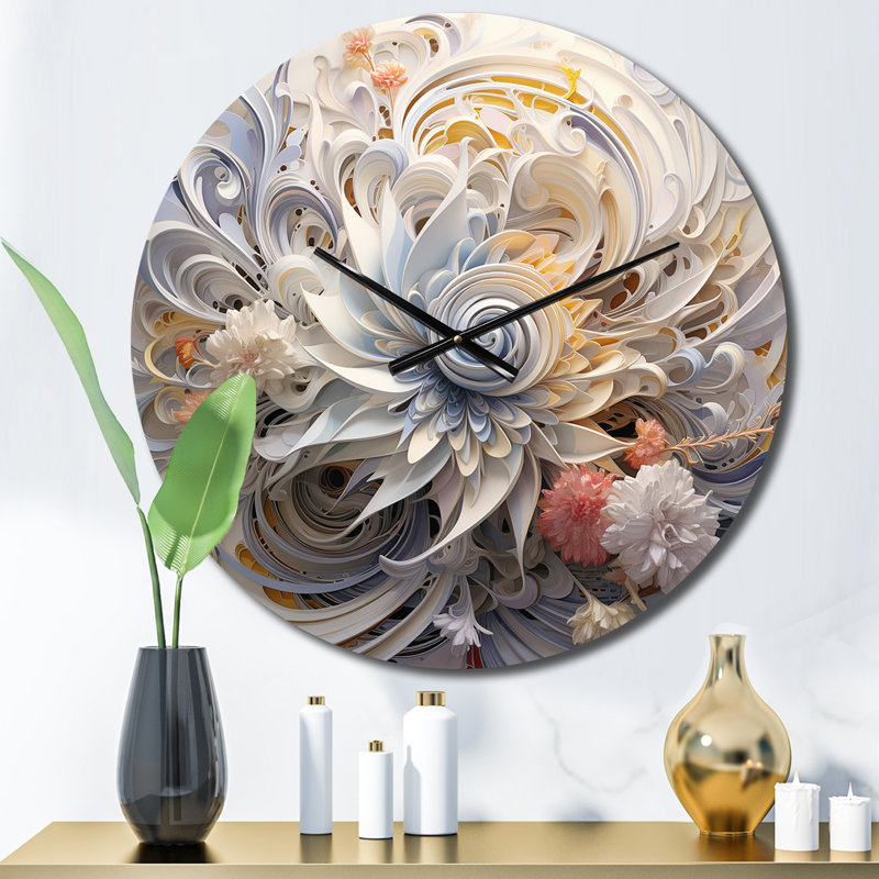 Horloge murale Cosmic Fractal, Petit