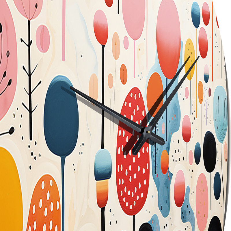 Cheaves - Horloge murale Mid-Century, Grand