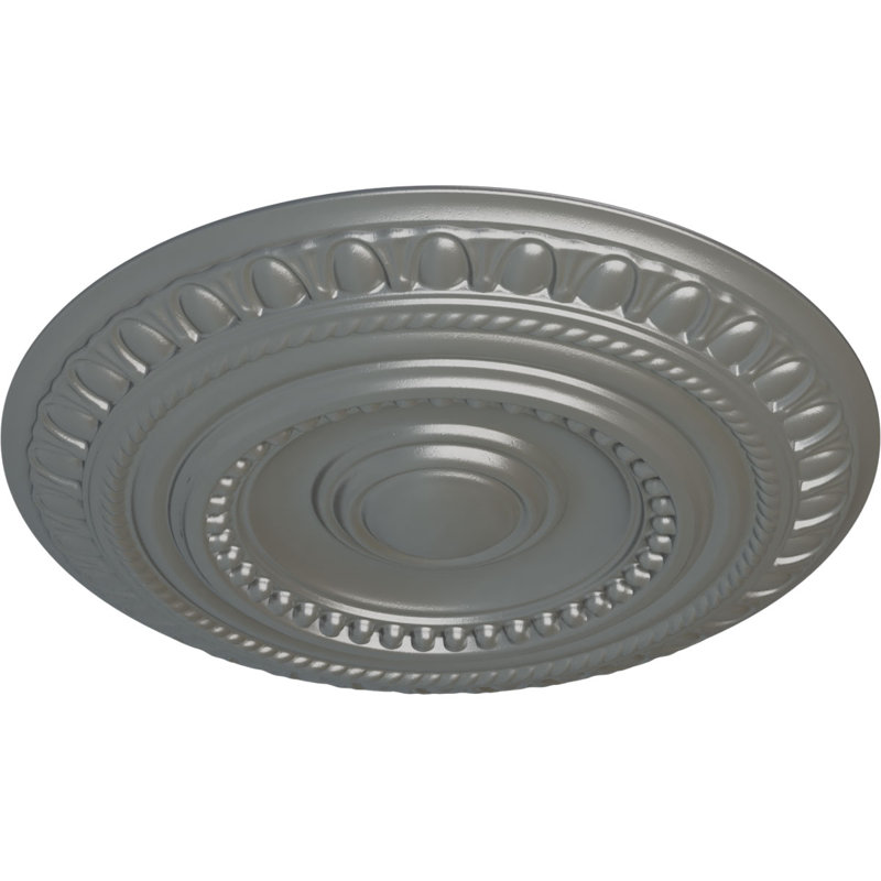 Médaillon de plafond H 15,75 po x l 15,75 po x P 1,5 po Artis, Argent