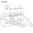 Twin Over Twin Bunk Bed With Two Drawers And Slide, House Bed With Slide, White-955831747