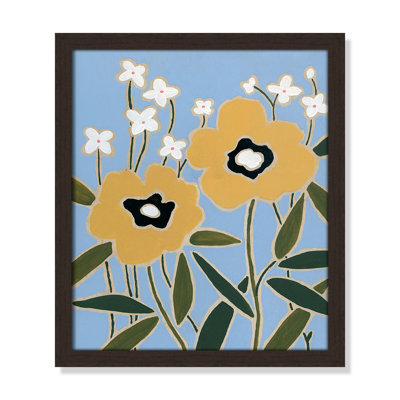 Maura "Woodblock Floral II" Print