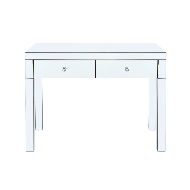 Mirror Desktop Dressing Table, 2 Drawer Dressing Table