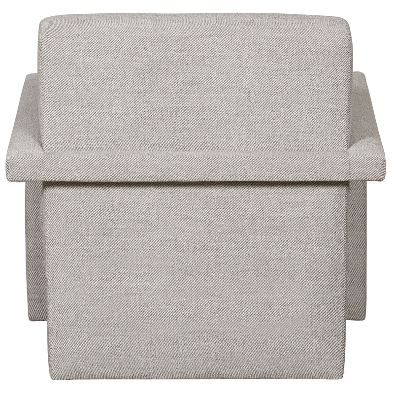 Thom Filicia Home Swivel Armchair, Tuck Linen
