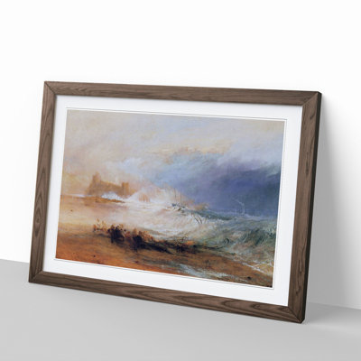 Northumberland with a Steamboat by Joseph Mallord William Turner - Picture Frame Painting