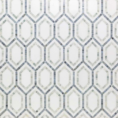 Infinity Hexagon Marble Tile