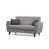 Polyester gris clair Namon