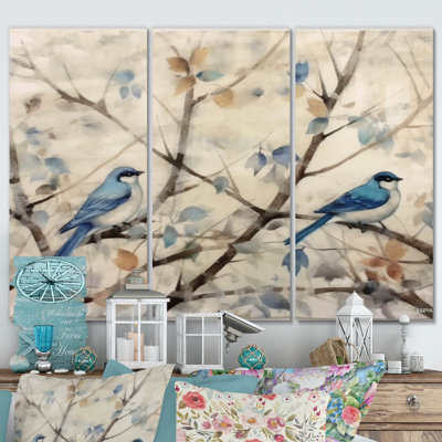 "Bluebird Serenade", art mural sur toile