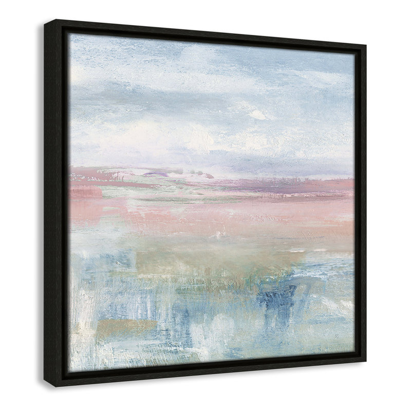 «Effa Back Shandelee II» par - reproduction sur toile flottante, Cadre espresso, H 17,5 po x l 17,5 po x P 2 po