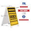 Panneau d'avertissement de trottoir en construction-69721116
