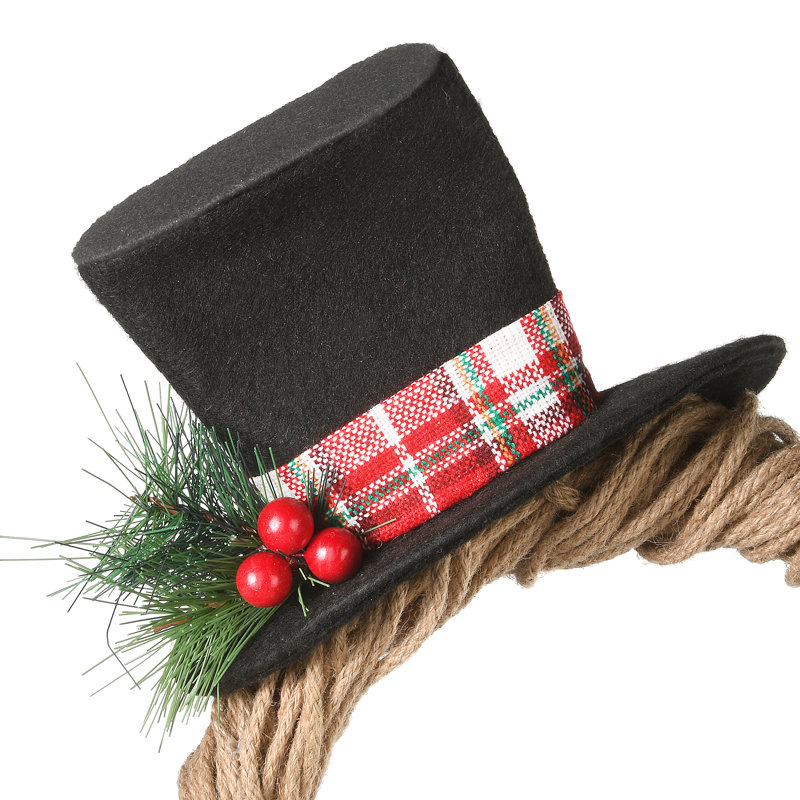 Décoration murale bonhomme de neige en jute 31 "The Holiday Aisle®