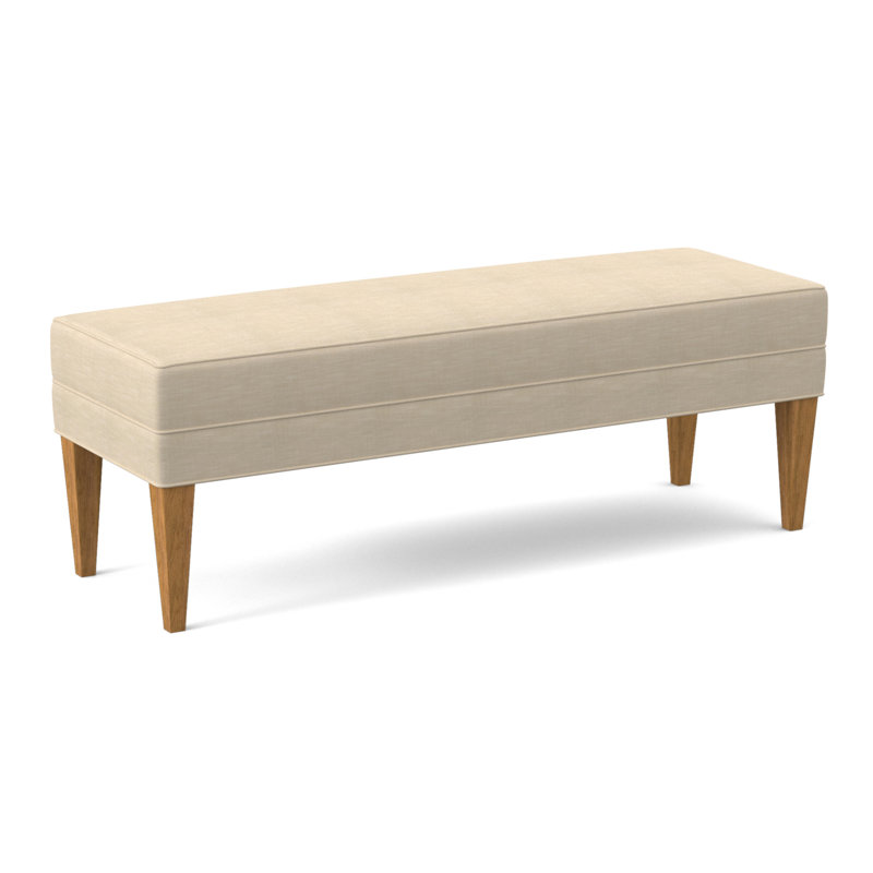 Livery Upholstered Bench, Amber, UV-Rollo