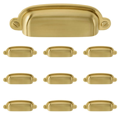 Garner 2-3/4" Satin Brass Cup/Bin Pull Multipack