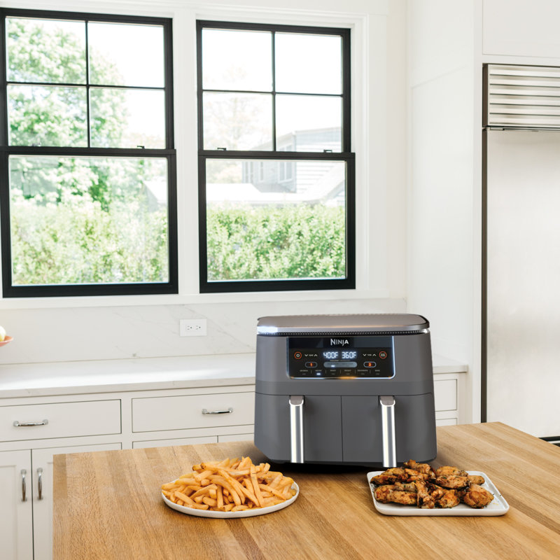 Ninja 8-Quart Dual Basket Electric Air Fryer with Digital Control
