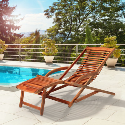 Deodhar 160cm Long Acacia Single Chaise
