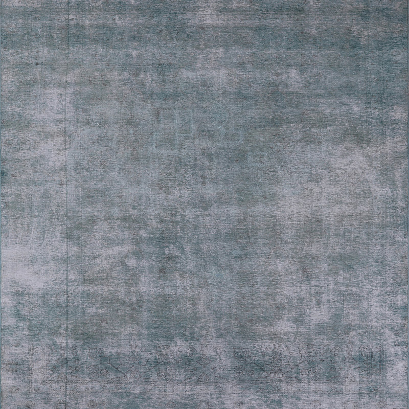 Tapis gris Liveva, Carré 8 pi