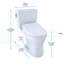 Drake® Dual-Flush Elongated Two-Piece toilet (Seat Included)-40847365