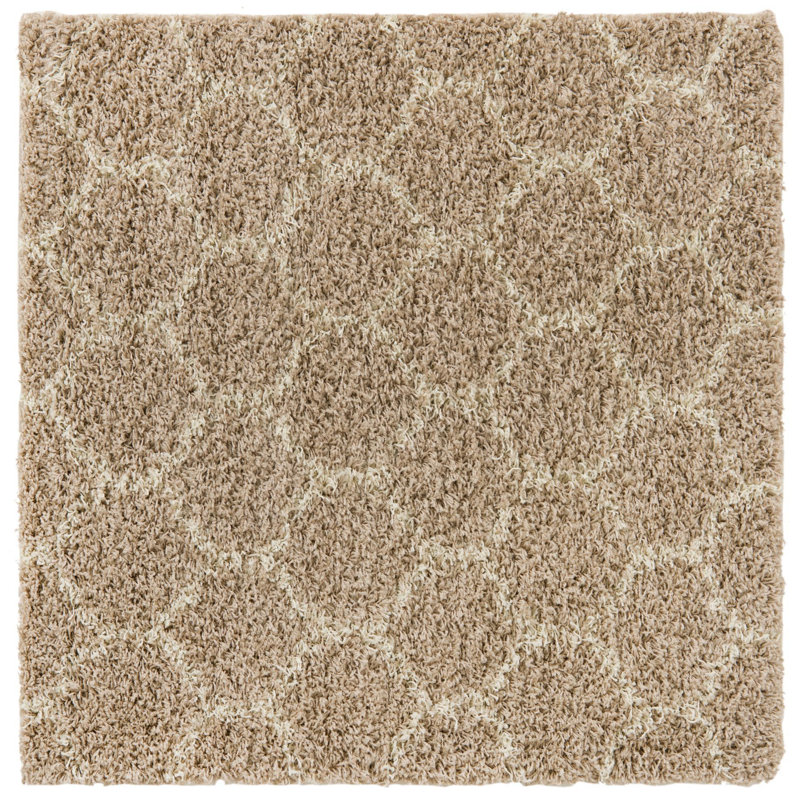 Geometric Indoor Rug, Square 4'