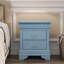 Table de chevet 2 tiroirs Temara Teal-1483977459