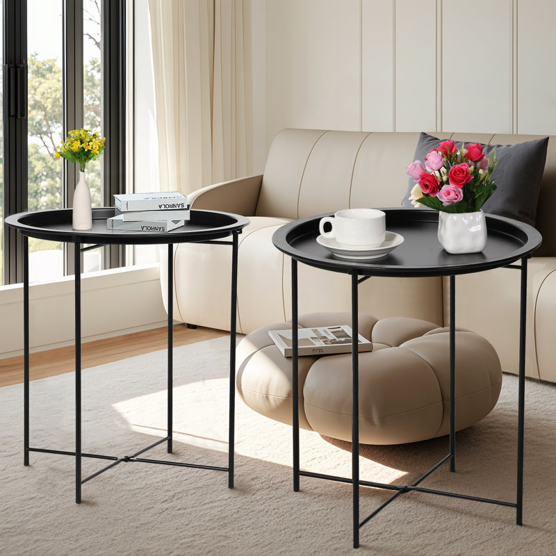 Petite table de bout Annaleese, Noir