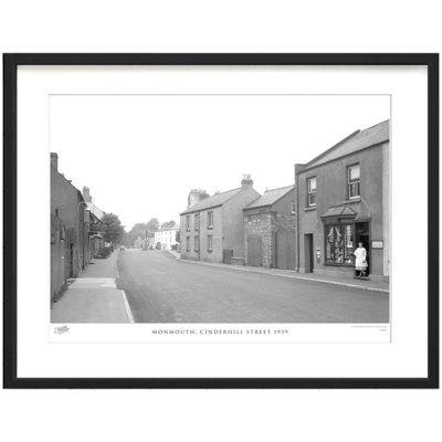Monmouth, Cinderhill Street 1939 1 Piece Single Picture Frame Wall Art
