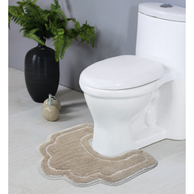 Tapis 100% coton Dobrita pelucheux, conception unique, absorbant, séchage rapide, 20 po x 20 po