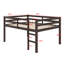 Lit mezzanine en bois avec échelle-683247109