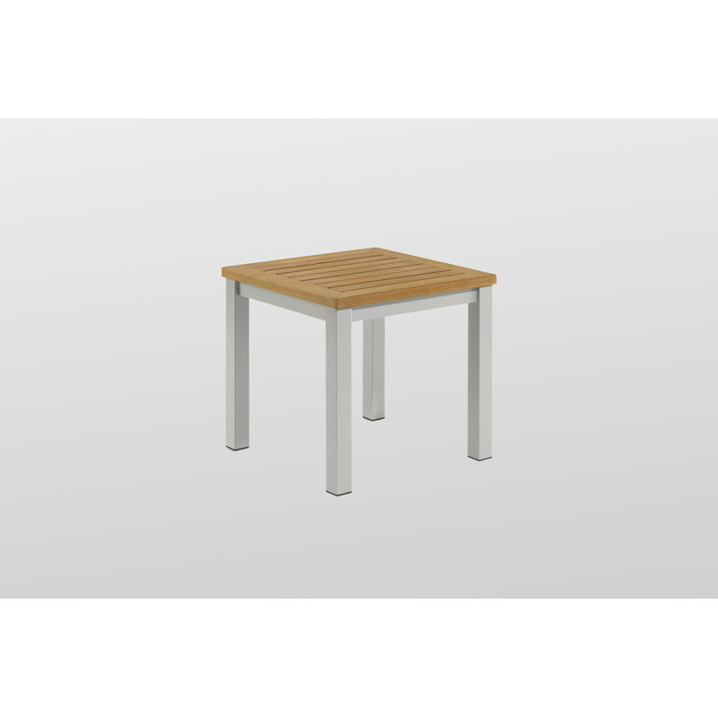 Travira End Table, Natural Tekwood