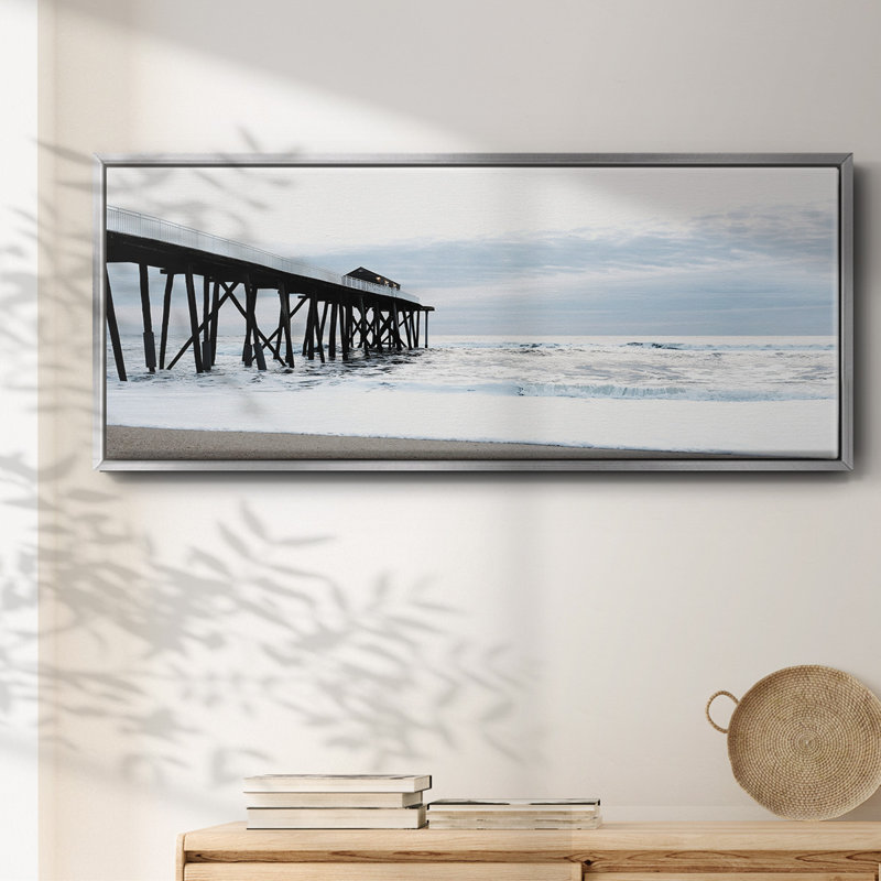 Belmar Pier I - toile encadrée, H 12 po x l 30 po