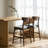 Wood Bar Stools Set Of 2 With Bent Back-826187055-826187052