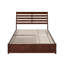 Lit plateforme en bois massif Lamareon avec pied de lit et lit gigogne-1852938153-1839961393