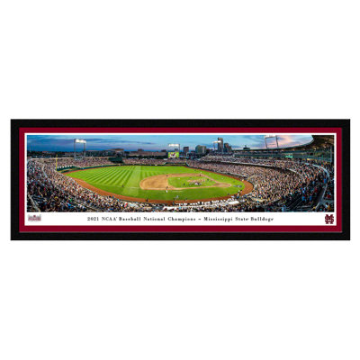 Mississippi State, 2021 College World Series Champions - Panoramic Print