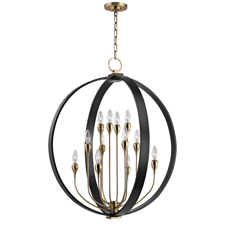 Dresden 12 - Light Pendant, Aged Old Bronze