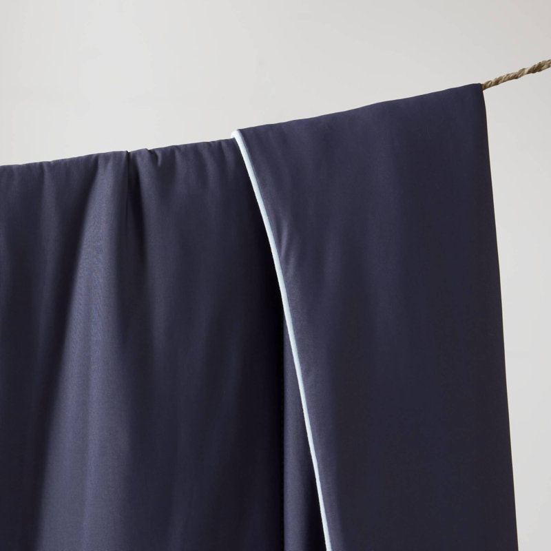 Édredon simple en duvet synthétique bleu marine Cooling, Twin, Marine
